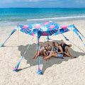 Rhino Valley Beach Tent Shade Canopy UPF50+ Protection, 8 Sandbags, 4 Stability by RhinoValley