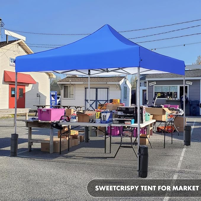OLIXIS 10x10 Ft Pop Up Canopy Tent, Waterproof Portable Outdoor Shade Canopy - Image 6