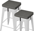 AddGrace Anti-Slip Bar Stool Cushions Square Bar Stool Seat Cushions by AddGrace