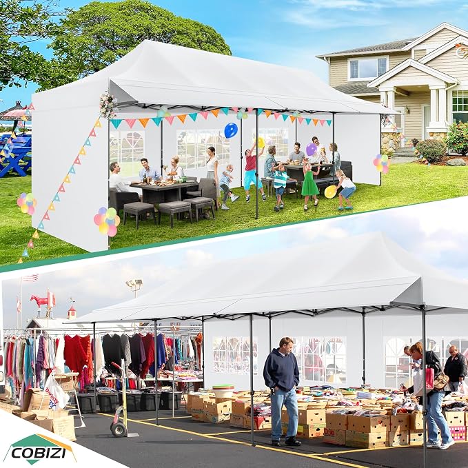 COBIZI 10x30 Pop Up Canopy Tent - Image 7