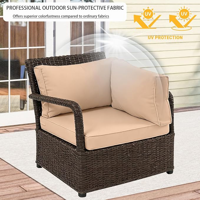 Outdoor Cushion Covers for Patio Furniture, Patio Cushion Covers Replacement - Image 5