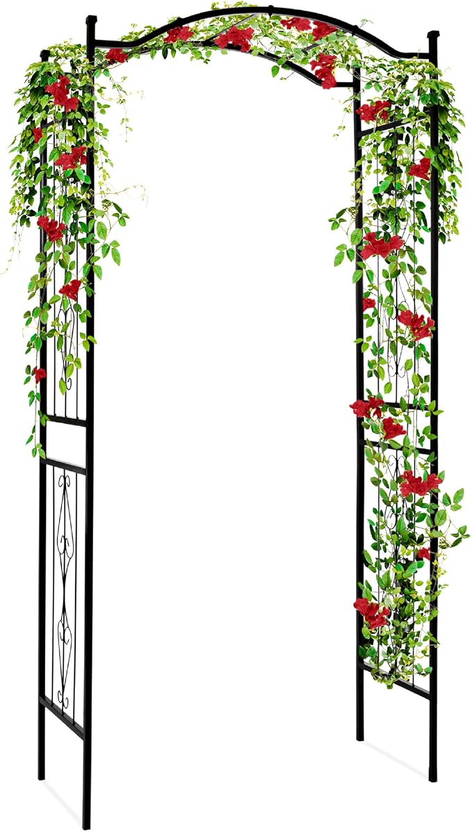 Best Choice Products 92in Steel Garden Arch Arbor Trellis by BestChoiceProducts