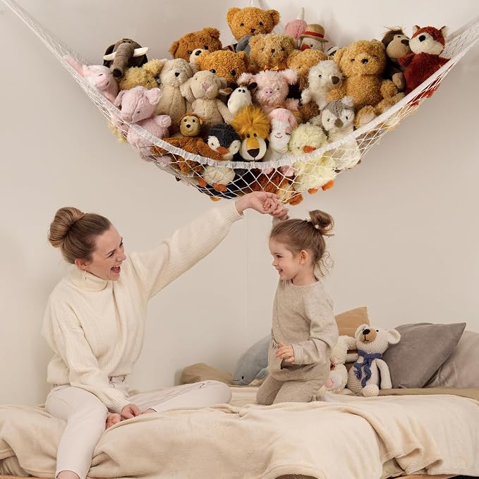 Stuffed Animal Storage Hammock Net Corner - Image 2