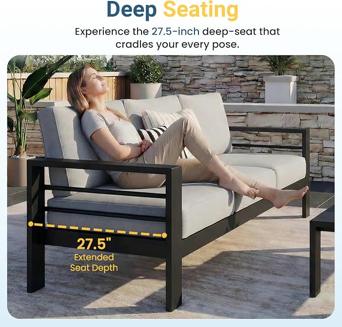 Wisteria Lane Aluminum Patio Furniture Set - Image 5