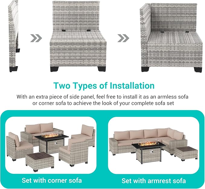 7-Piece Outdoor Patio Furniture Set - Image 3