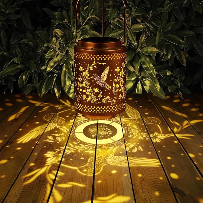 Hummingbird Solar Lanterns Garden Decor Birthday Gifts - Image 7