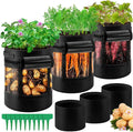 3 Pack 10 Gallon 360° Visibility Potato Grow Bags by WelcometoUJG%EF%BC%81