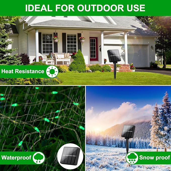 Brightever Solar String Lights, Solar Lights Outdoor Waterproof - Image 5