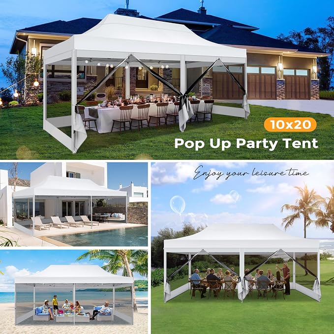 COBIZI 10x20 Heavy Duty Pop Up Canopy - Image 4