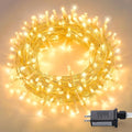 JMEXSUSS 150 LED Christmas Lights Indoor Plug in, Connectable Warm White by JMEXSUSS