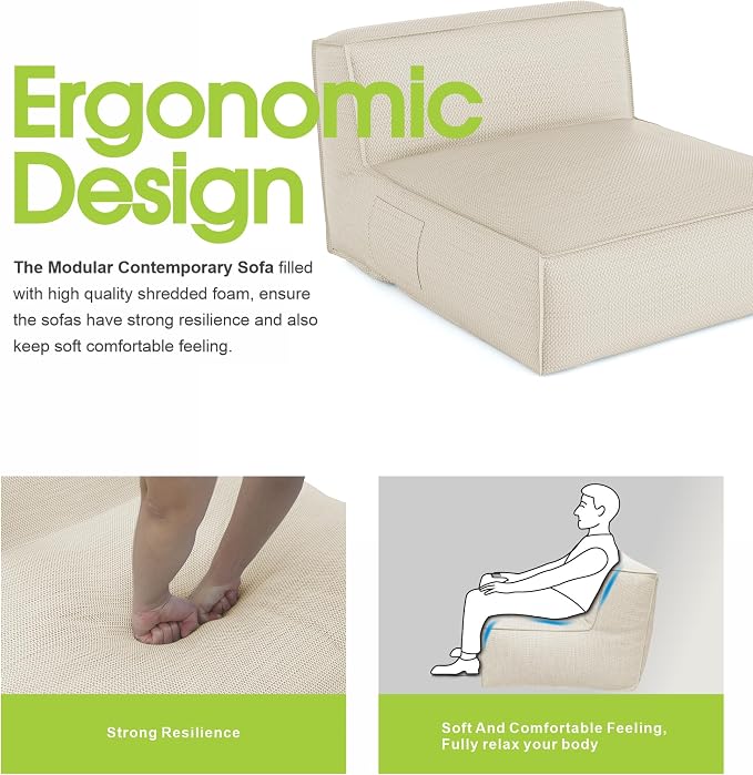 Outdoor 2 Person Bean Bag, Patio Chaise Lounge Chair Love Bed, Water-Resistant - Image 5