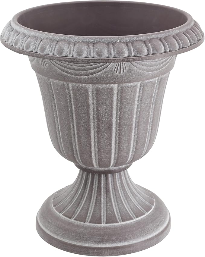 Arcadia Garden Products PL10WW Classic Traditional Plastic Urn Planter - Image 2