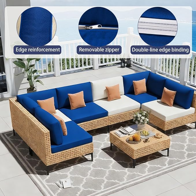 Outdoor Cushions Covers for Patio Furniture, Patio Cushion Covers Replacement - Image 5