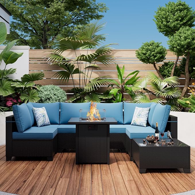 8 Piece Patio Furniture Set by Ophelian