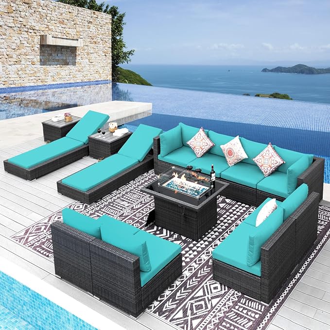 NICESOUL 13-Piece Patio Furniture Set - Image 2