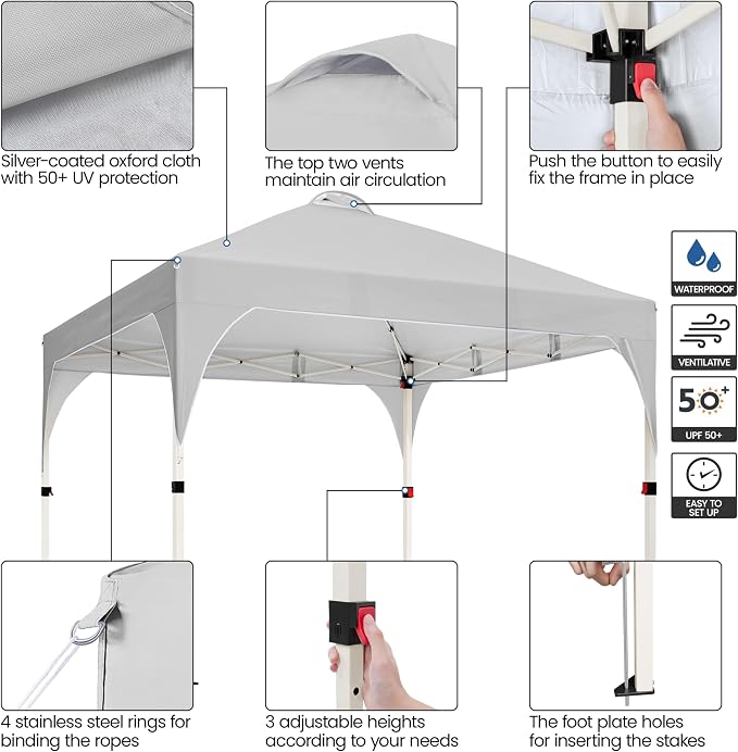 Yaheetech 10x10 Pop Up Canopy Tent - Image 3