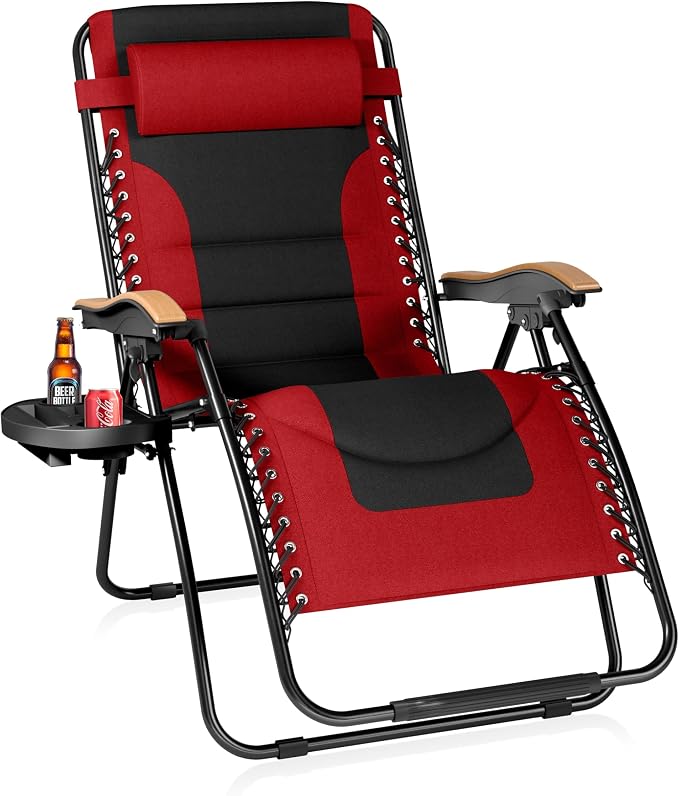 Sophia & William Oversized XXL Zero Gravity Chair, Padded Recliner Outdoor by SophiaWilliam