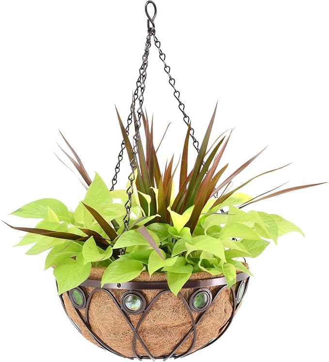 Arcadia Emerald Series Round Hanging Basket Planters by Unknown