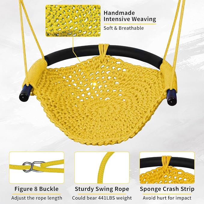 Hi-Na Kids Swing Seats Indoor Hand-Made - Image 4