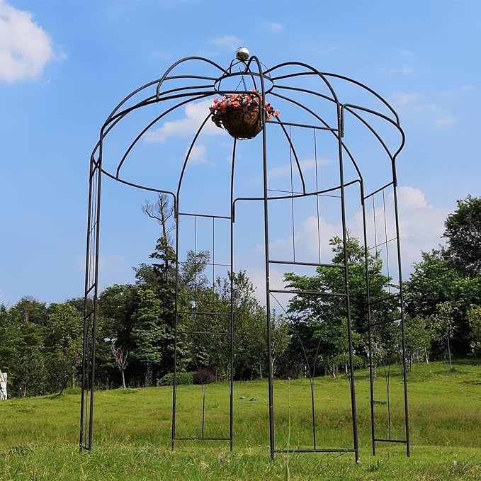 OUTOUR French Style Birdcage Shape Heavy Duty Gazebo, Pergola Pavilion Arch - Image 9