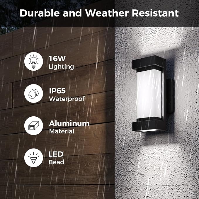 XMCOSY+ Outdoor Wall Lights, 2100LM Smart LED Porch Lights Outdoor, RGBCW - Image 8