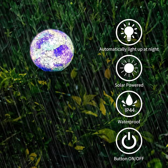 VCUTEKA Solar Lights Outdoor Decorative - Image 4