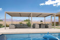 PURPLE LEAF Louvered Pergola 12' × 24' Outdoor Hardtop Gazebo Adjustable by PURPLELEAF