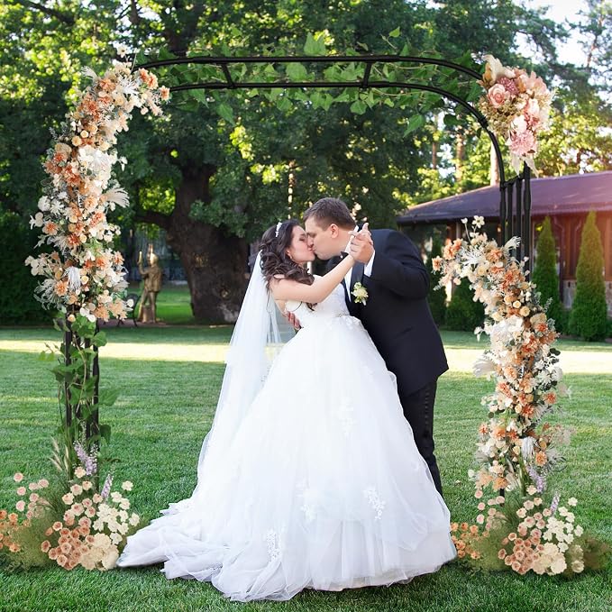 SUNYRISY Garden Arch Trellis, Metal Core Trellis - Image 5