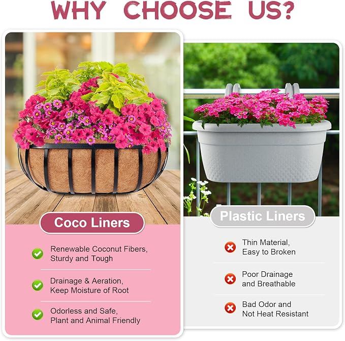 Riare 2 Pack 36 Inch Trough Coco Coir Liners - Image 5