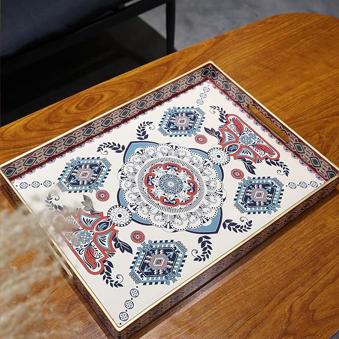 Rectangle Plastic Serving Tray - Image 2