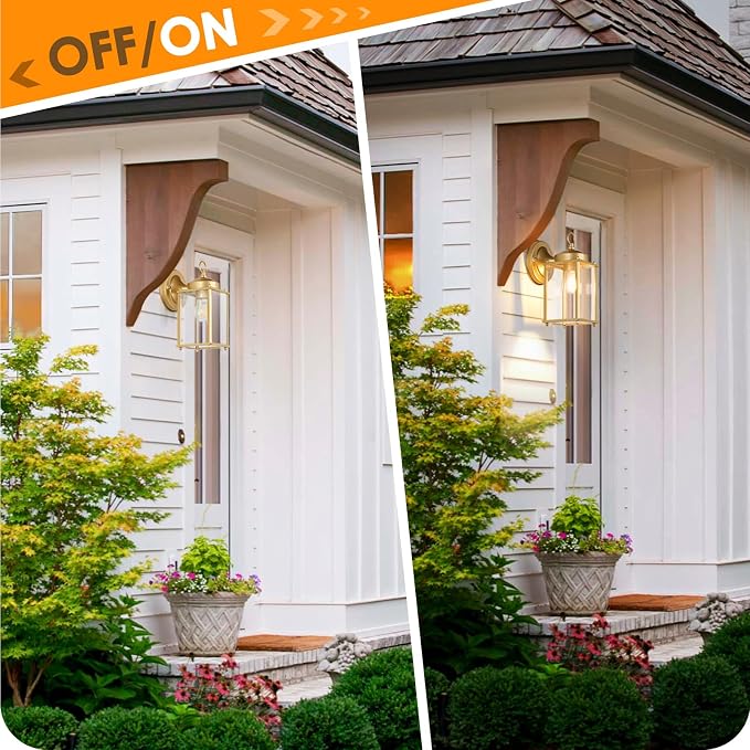Large Outdoor Wall Lantern, Exterior Waterproof Wall Sconce Light Fixtures - Image 7