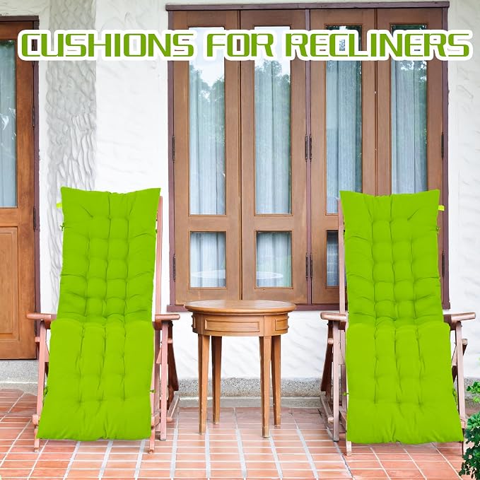 Bucherry 67 x 19 Inch Chaise Lounge Cushions Soft Lounge Chair Cushion Gravity - Image 4
