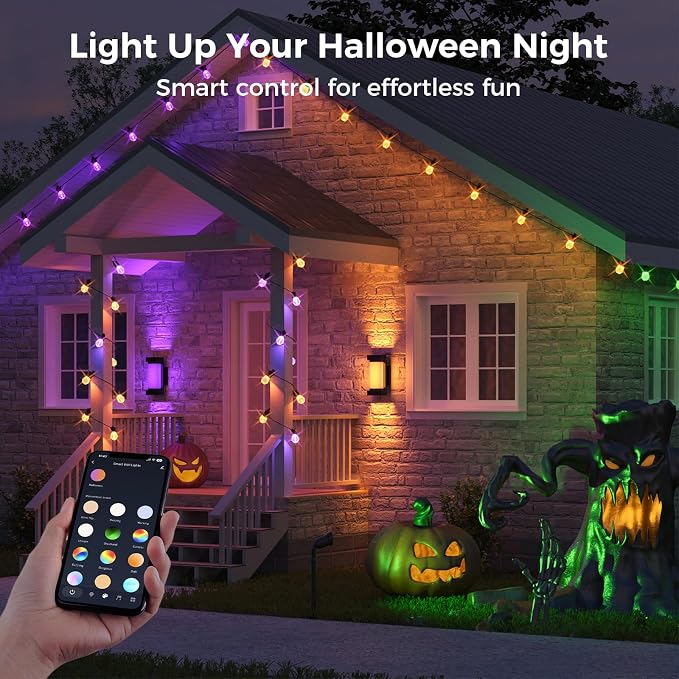 XMCOSY+ Outdoor Wall Lights, 2100LM Smart LED Porch Lights Outdoor, RGBCW - Image 2