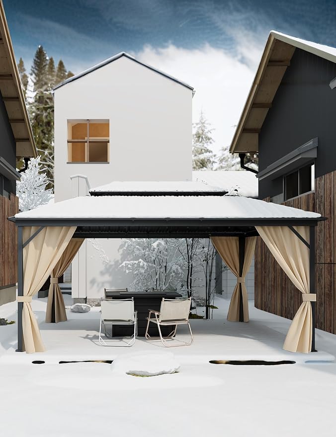 GarveeLife Hardtop Gazebo 12 ft x16 ft - Image 6