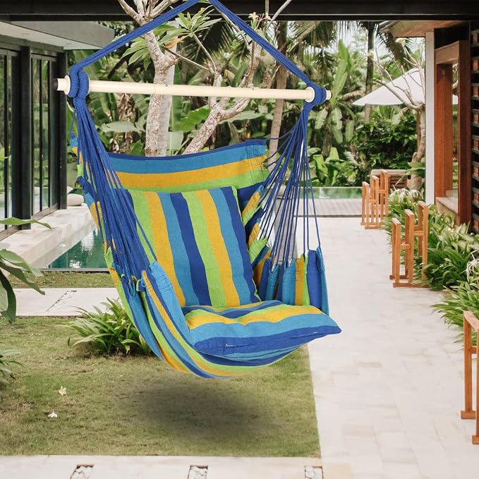 Highwild Hammock Chair Hanging Rope Swing - Image 8