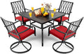NUU GARDEN 5 Piece Outdoor Dining Set, Outdoor Furniture Set by NUUGARDENCORPORATION