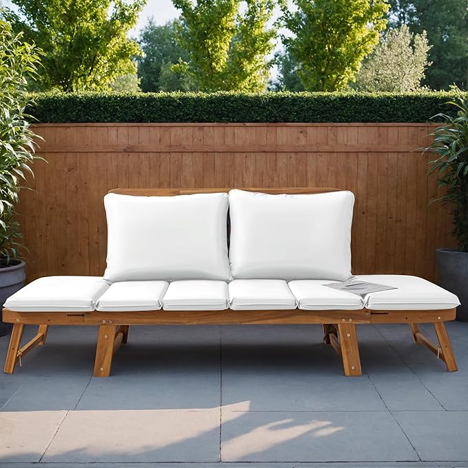 Greesum Patio Convertible Couch Sofa Bed - Image 7