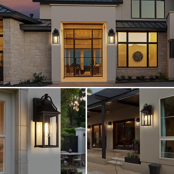 Dusk to Dawn Outdoor Wall Light, Waterproof Wall Sconces, Exterior Wall Mount - Image 5