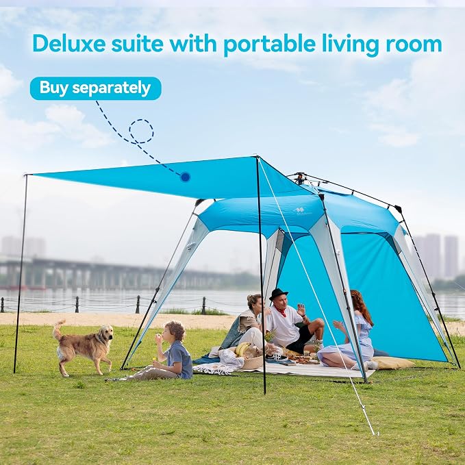 8.2'x8.2' Instant Pop Up Canopy, Easy Setup Portable Canopy - Image 2