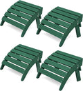 KINGYES Folding Adirondack Ottomans Set of 4 by KINGYES