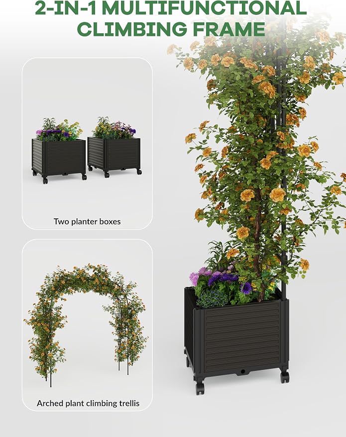 94.5 Inch Garden Arch Trellis - Image 3