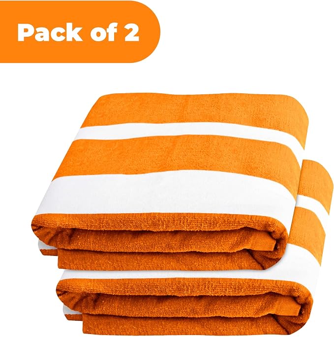 Superior Cabana Cotton Lounge Chair Cover, Outdoor Towel/Chaise Furniture Covers - Image 5