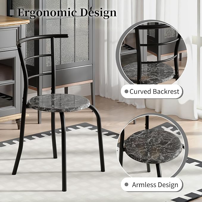 VECELO 3-Piece Dining Table Set - Image 6