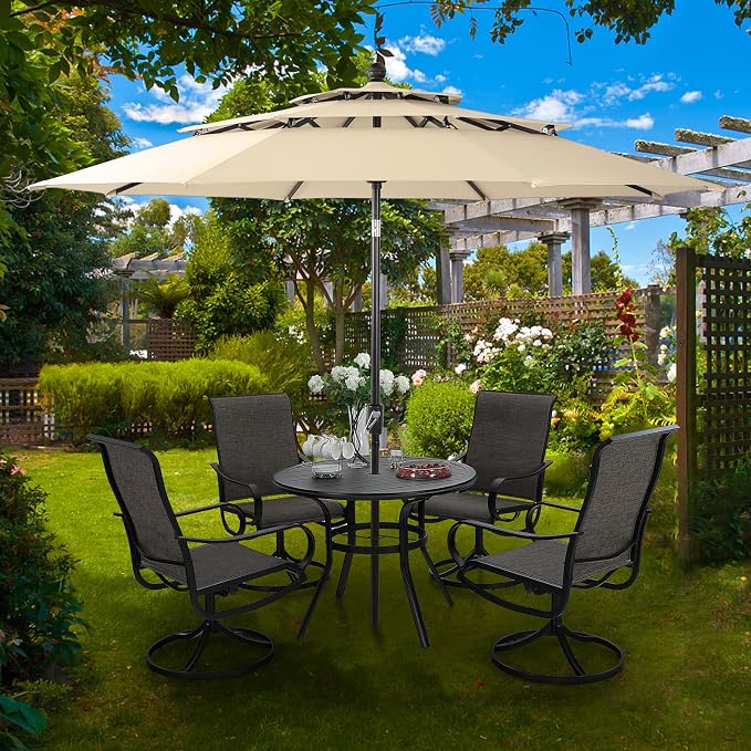 MFSTUDIO 38" Outdoor Dining Table - Image 7