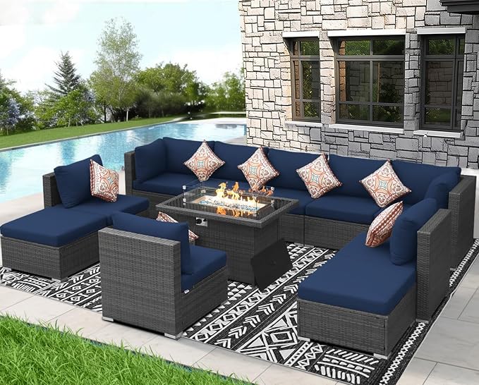 NICESOUL 11 Piece Outdoor Furniture Set - Image 2