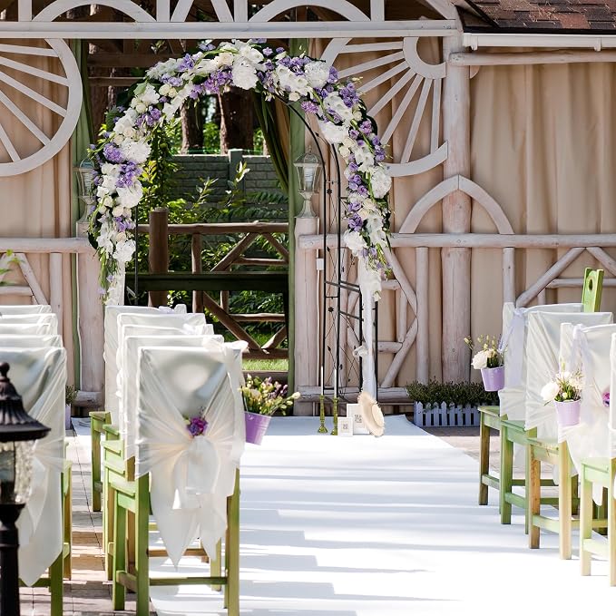 VINGLI Garden Arbor, Arch for Wedding Ceremony Party, Christmas Garden Decor - Image 4