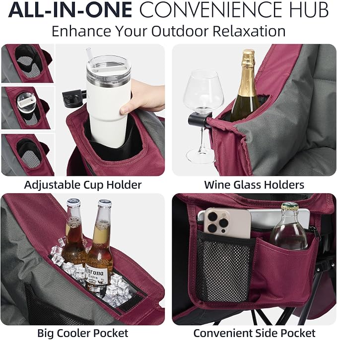 Oversized Camping Chair for Adults - Image 4