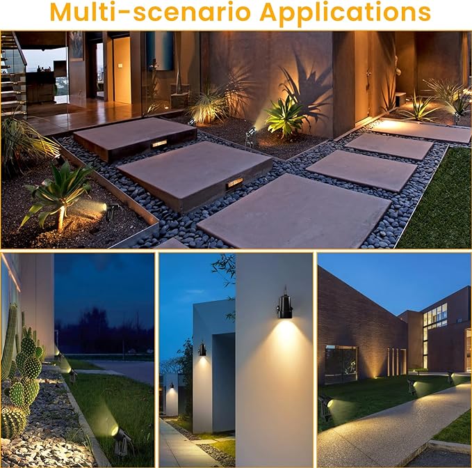 Low Voltage Landscape Lighting, 6 Pack Outdoor LED Landscape Spotlights - Image 7
