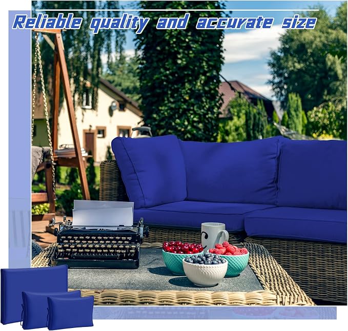 Patelai 11 Pcs Waterproof Patio Cushion Covers - Image 5