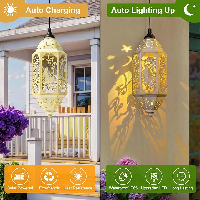 Big Outdoor Solar Lanterns Waterproof Garden Gifts - Image 3